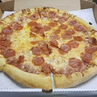 Pepperoni pizza