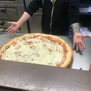 Their enormous pizzas!