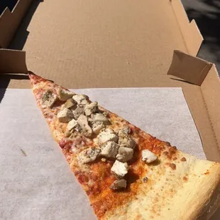 Monster slice with roasted chicken