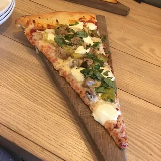Hot Stuffed Banana Pepper Pizza