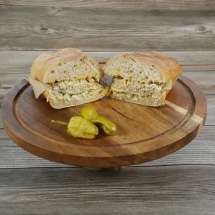 Albacore Tuna Salad sandwich on freshly baked sourdough