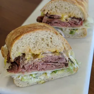 The Roast Beef on freshly baked sourdough
