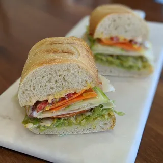 #15. The Pesto Super Veg Sandwich (Vegetarian)