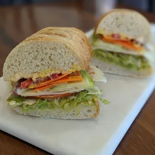 #15. The Pesto Super Veg Sandwich (Vegetarian)
