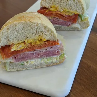 The Italian on fresh sourdough