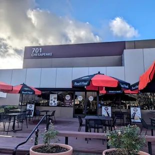 Come visit us and enjoy the outdoor patio