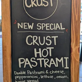 CRUST Hot Pastrami