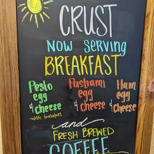Now Serving Breakfast Sandwiches and Craft Drip coffee 8:00-10:00AM