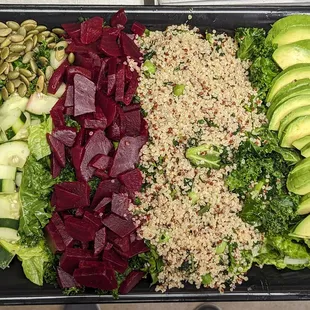 Large format Salad catering!  Quinoa Super Greens salad (Vegan)