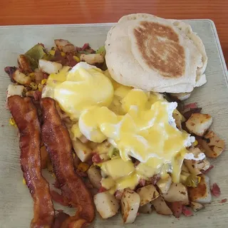 Corn Beef Hash Benedict