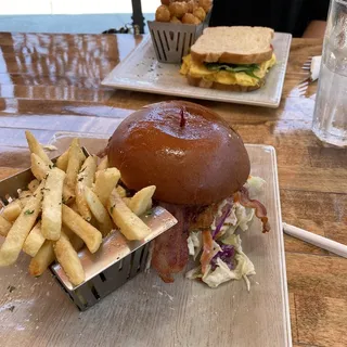 Fried Chicken Sandwich Lunch