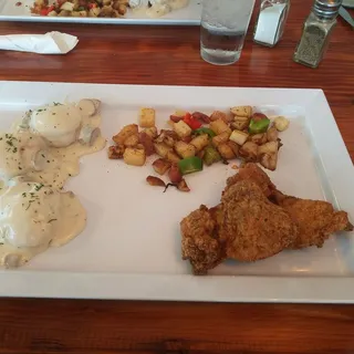 Fried Chicken and Biscuits