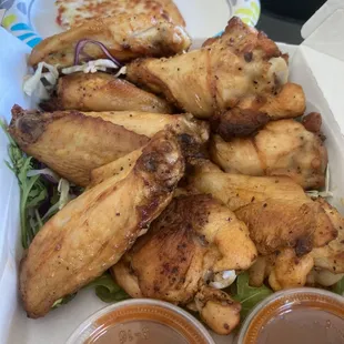 Mango habanero wings