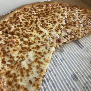 Cheese pizza for the kids