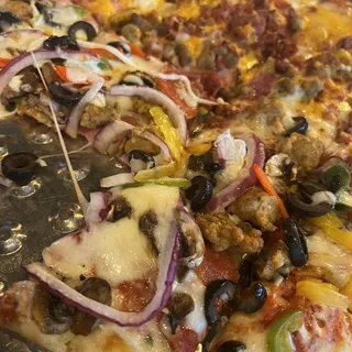 Big Don's Meat and Cheese Pizza
