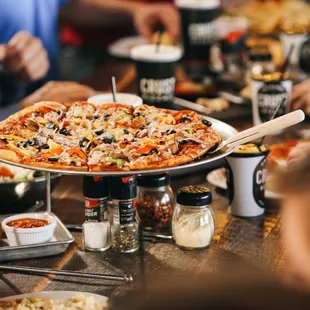 pizza, food