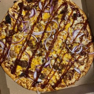 Southern Pulled Pork BBQ (pizza of the month)