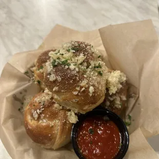 Garlic knots!