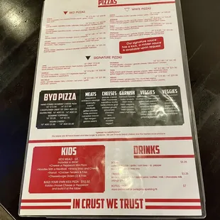 Menu.