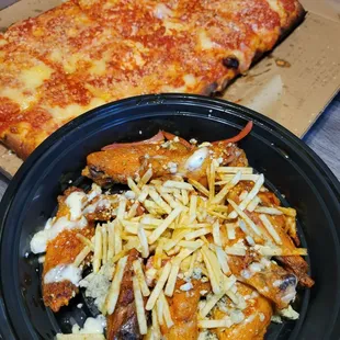 Pizza (Upside Down Sicilian) + Wings (Upstate NY Wings) = The real OTP.