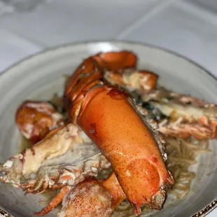 Roasted Maine Lobster with An's Famous Garlic Noodles