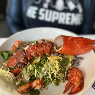 Mango lobster salad