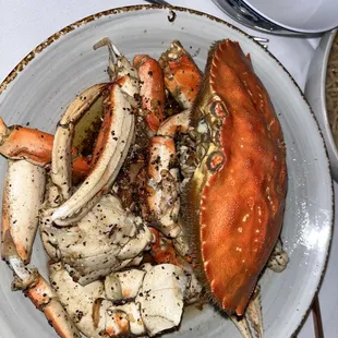 Garlic Roasted Dungeness Crab