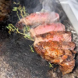 Himalayan Salt Block Ribeye