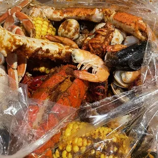 Seafood Boil  The Whole Rowe  SO MANY SHRIMP OMG