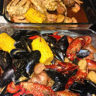 oysters, mussels, oysters and mussels, shellfish, food