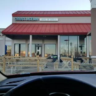 Front of restaurant