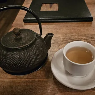 Hot jasmine tea perfect for a cold winter night