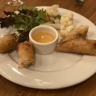 Crispy Rice Paper Roll Plate