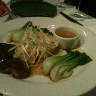 Steamed Sea Bass Plate