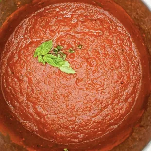 Our homemade sauce