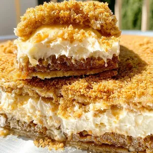 a close up of a piece of cake