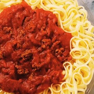 pasta dish, pasta, food