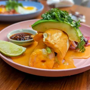 October 9, 2022; Shrimp torta ($18).