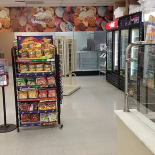 the inside of a grocery store
