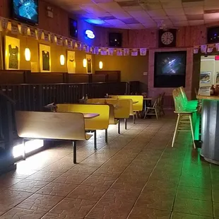 the interior of the restaurant