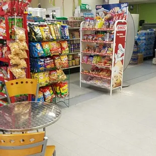 a view of a grocery store