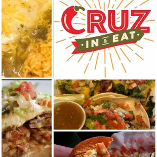 a variety of food items