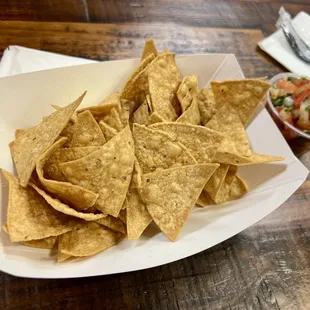 Side of chips and separate side of pico