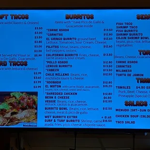 Menu 2/19/25