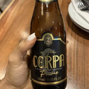 Cerpa Brazilian Beer- very good!
