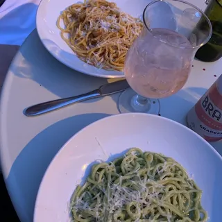 Spaghetti Basil Pesto