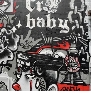 Patio mural by @berkvisual