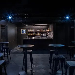 Mezzanine bar