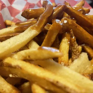 Fries with gravy