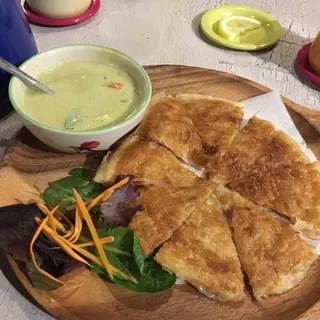 Roti with Green Curry